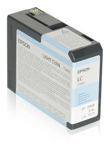 Epson Inktcartridge T5805 Origineel Lichtcyaan C13T580500