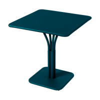 Fermob Luxembourg tuintafel kolom 71x71 cm Acapulco Blue