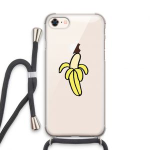 Banana: iPhone 8 Transparant Hoesje met koord
