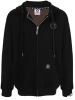 AAPE BY *A BATHING APE® hoodie zippé à logo clouté - Noir