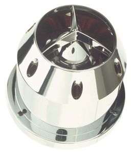 Universeel Luchtfilter 'Tornado' Chroom 89mm DKA042