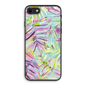 Tropical Palms Blue: iPhone SE 2020 Biologisch afbreekbaar hoesje