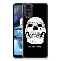 Silicone Back Case Motorola Moto G22 Skull Eyes - thumbnail