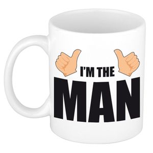 Im the man kado mok / beker wit en zwart - cadeau mok