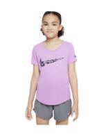 Nike Dri-fit Academy T-Shirt Junior Paars - Maat 128 - Kleur: Paars | Soccerfanshop