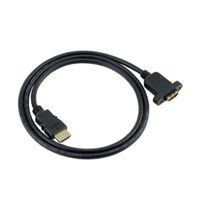 HDMI V1.4 Extension Cable, Black 150CM - thumbnail