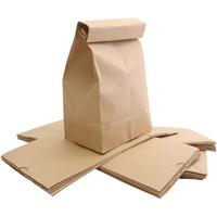 Creativ Company Papieren zakken, afm 15x25x43 cm, bruin, 50 stuk/ 1 doos