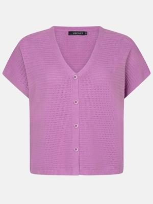 Ydence Elin Knitted Top | Violet