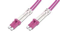 Digitus LC/LC, 7 m Glasvezel kabel Roze