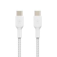 USB-C-kabel Belkin CAB004BT2MWH2PK Wit 2 m (2 Stuks)