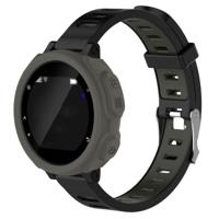 Effen kleur siliconen horloge beschermhoes voor de Garmin F235 / F750(Grey)