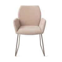 Jesper Home Misaki eetkamerstoel Sand Strand slide rose
