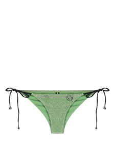 Karl Lagerfeld bas de bikini Ikonik 2.0 à détails en lurex - Vert