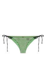 Karl Lagerfeld bas de bikini Ikonik 2.0 à détails en lurex - Vert - thumbnail