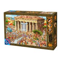 Cartoon Acropolis  Puzzel 1000 Stukjes