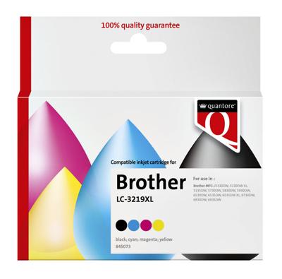 Inktcartridge quantore brother lc-3219xl zw+3kl