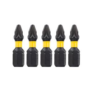 DeWALT DT7387T Extreme Impact Torsion Schroefbits PZ2 25mm 5 Stuks