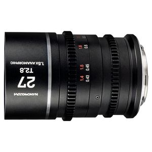 Laowa 27mm T2.8 1.5X S35 Nanomorph Cine Silver MFT-mount objectief