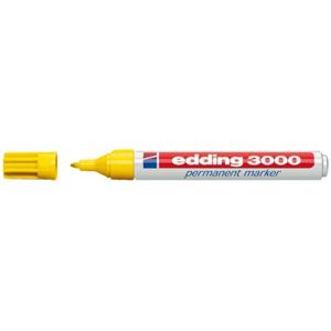Edding 3000 permanent marker 1,5-3mm rond geel