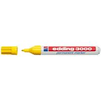 Edding 3000 permanent marker 1,5-3mm rond geel
