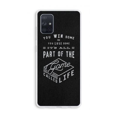 Life: Galaxy A71 Transparant Hoesje