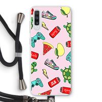 Things Jamie Loves: Samsung Galaxy A70 Transparant Hoesje met koord Things Jamie Loves: Samsung Galaxy A70 Transparant Hoesje met koord