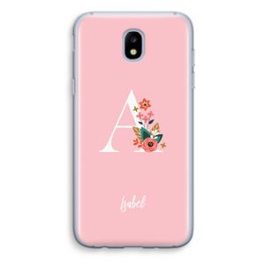Pink Bouquet: Samsung Galaxy J5 (2017) Transparant Hoesje