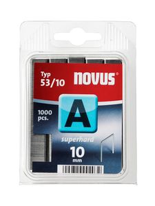 Novus A Typ 53/10 superhart Pak nietjes 1000 nietjes