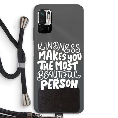 The prettiest: Xiaomi Redmi Note 10 5G Transparant Hoesje met koord