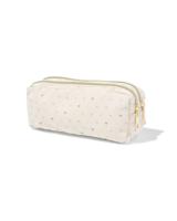 HEMA Etui Dubbele Rits 20cm Hartjes