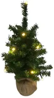 Own Tree verlichte kunstkerstboom in juten zak 30cm Own Tree verlichte kunstkerstboom in juten zak 30cm