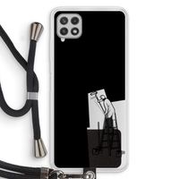Musketon Painter: Samsung Galaxy A22 4G Transparant Hoesje met koord Musketon Painter: Samsung Galaxy A22 4G Transparant Hoesje met koord
