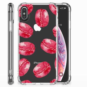 Apple iPhone X | Xs Beschermhoes Pink Macarons