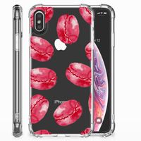 Apple iPhone X | Xs Beschermhoes Pink Macarons - thumbnail