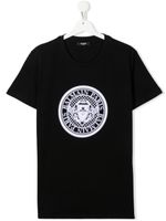 Balmain Kids t-shirt en coton à logo imprimé - Noir