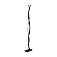 EGLO Lasana 3 Vloerlamp - LED - 142 cm - Zwart/Wit - thumbnail