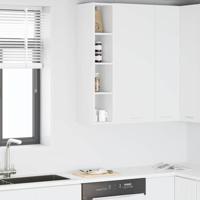 Hangkast met plank Riga Wit 20 x 29,5 x 100 cm Bewerkt hout