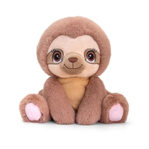 Pluche knuffel dier luiaard 25 cm   -