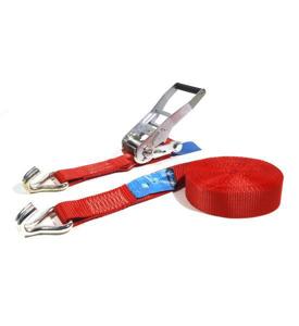 Little Jumbo Sjorband 50mm. ratel rood 9.0m met J-haken - 1850508500