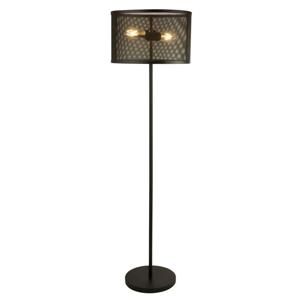 Searchlight Zwarte vloerlampFishnet - EU2832-2BK