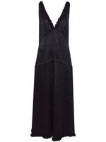 Proenza Schouler robe Mira satiné - Noir