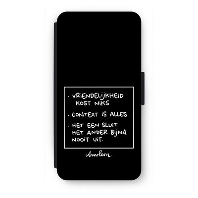 Mijn Motto's: iPhone 7 Flip Hoesje