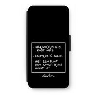 Mijn Motto's: iPhone 7 Flip Hoesje