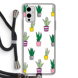 Sanseveria: OnePlus 9 Transparant Hoesje met koord