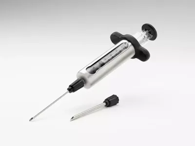 Napoleon Rvs marinade injectiespuit + 2 naalden