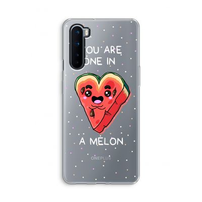 One In A Melon: OnePlus Nord Transparant Hoesje