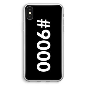 #9000: iPhone XS Transparant Hoesje