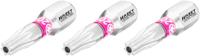 HAZET Bit 2223N-T20H/3 · 1/4 inch (6,3 mm) zeskant massief · Tamper resistant TORX®-profiel · 3-delig · SW T20H