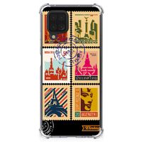 Samsung Galaxy A12 Telefoonhoesje met valbescherming Postzegels