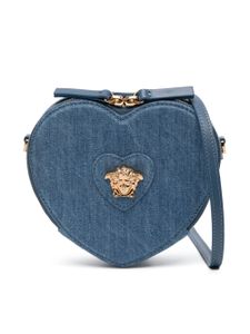 Versace Kids sac à bandoulière en jean - Bleu